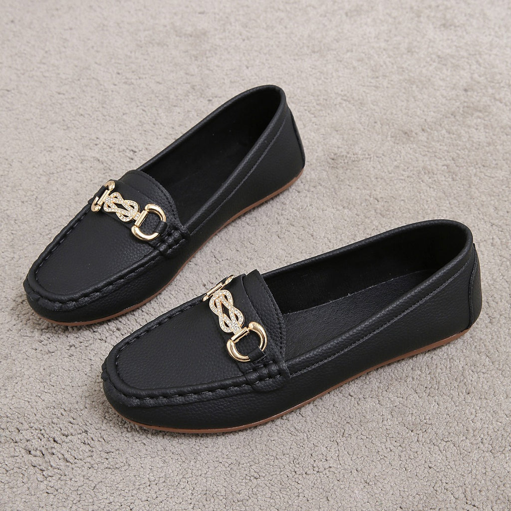 Women's Chain Slip-on Lofter Casual Outdoor Flat Shoes